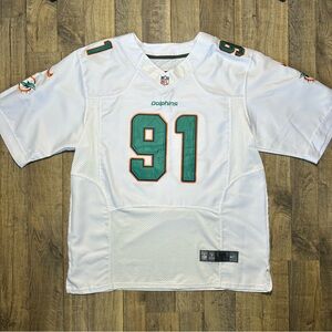 Miami Dolphins #91 Cameron Wake Nike NFL Football Jersey Men’s 2XL Stitched